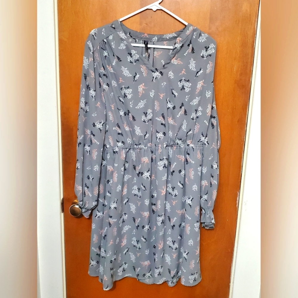 Massini gray boho dress